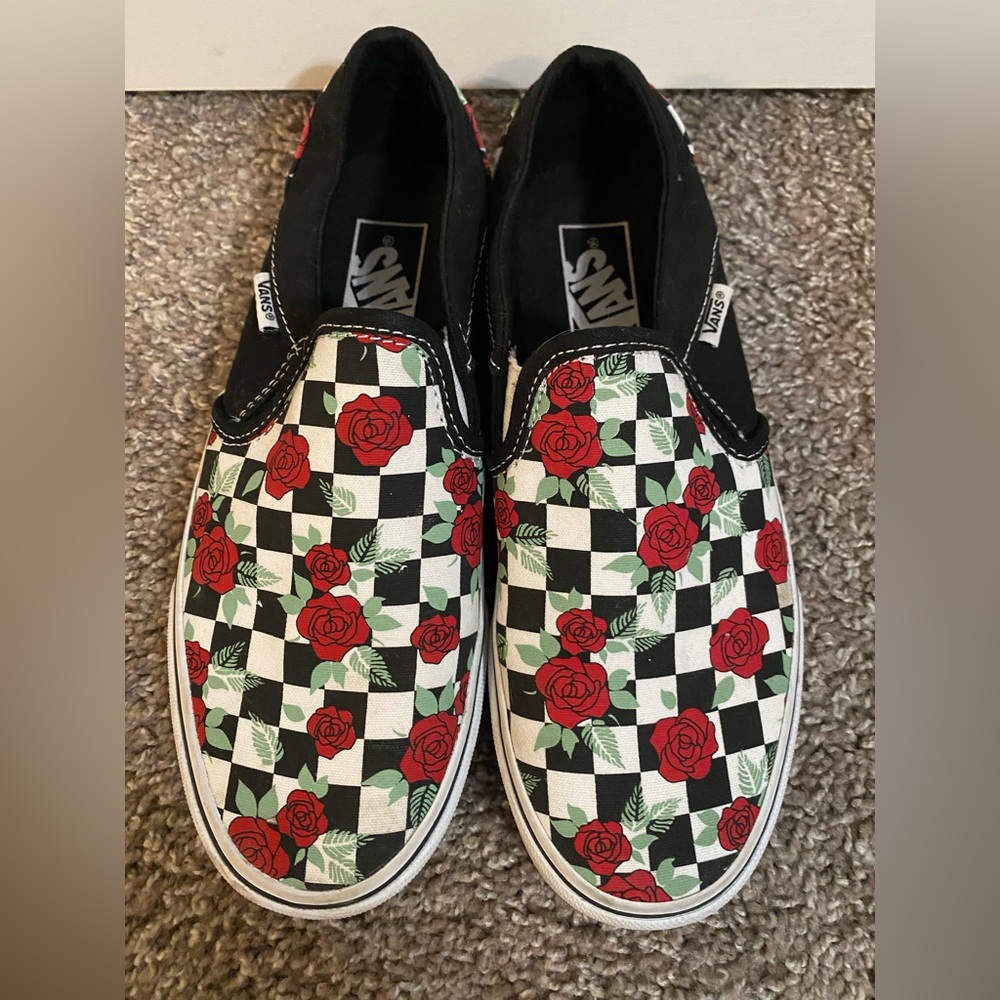 Vans Women’s Asher Slip on Sneakers - Picture 5 of 8